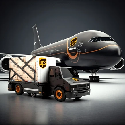 Air Freight + UPS/Truck